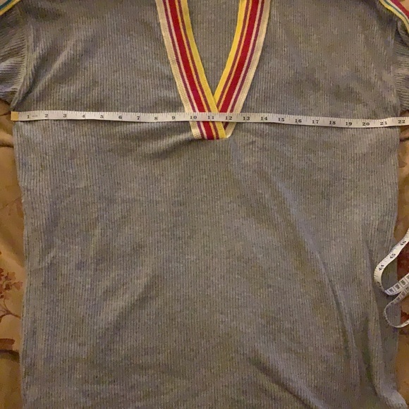 Free people feeling magical long sleeve top Gray small and medium - Picture 8 of 13